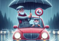 Keamanan berkendara saat hujan