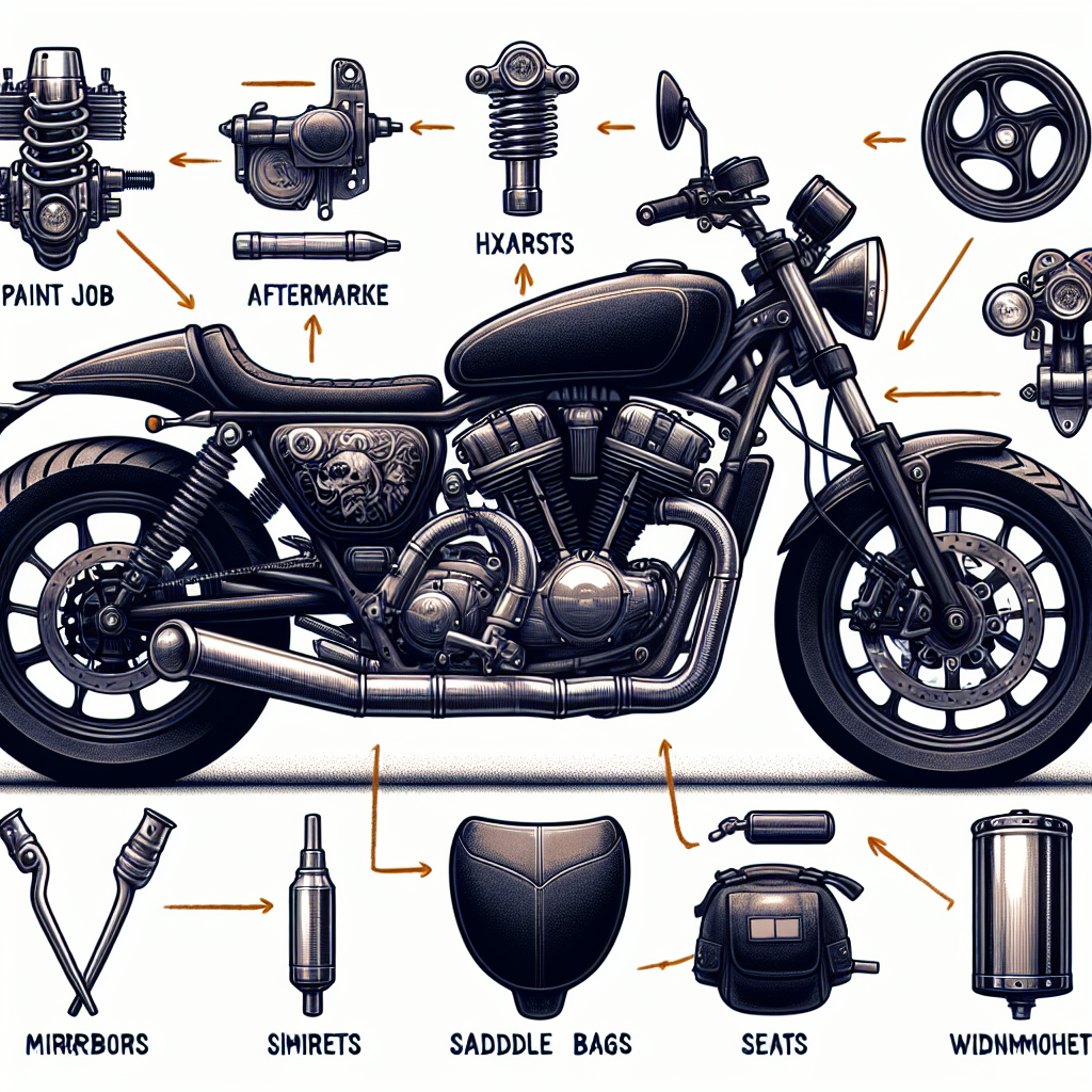 10 Modifikasi Sederhana untuk Tampilan Motor Lebih Keren